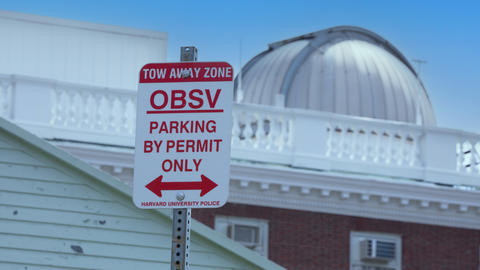 Observatory parking sign