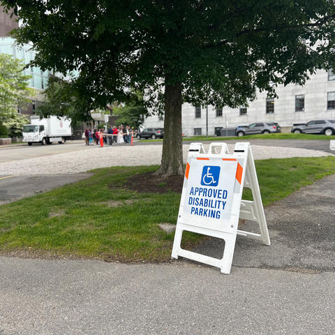 accessible parking sign